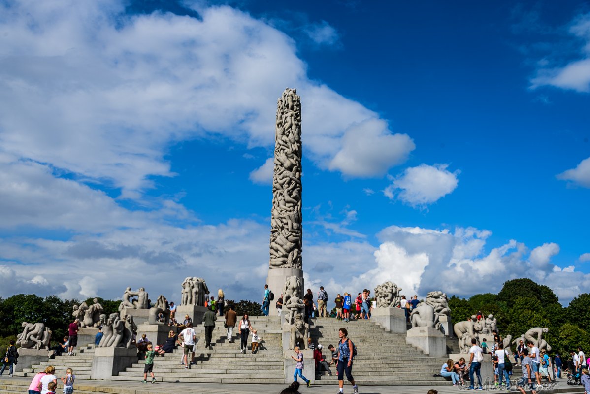 Oslo - Skulptur im Vigelandspark