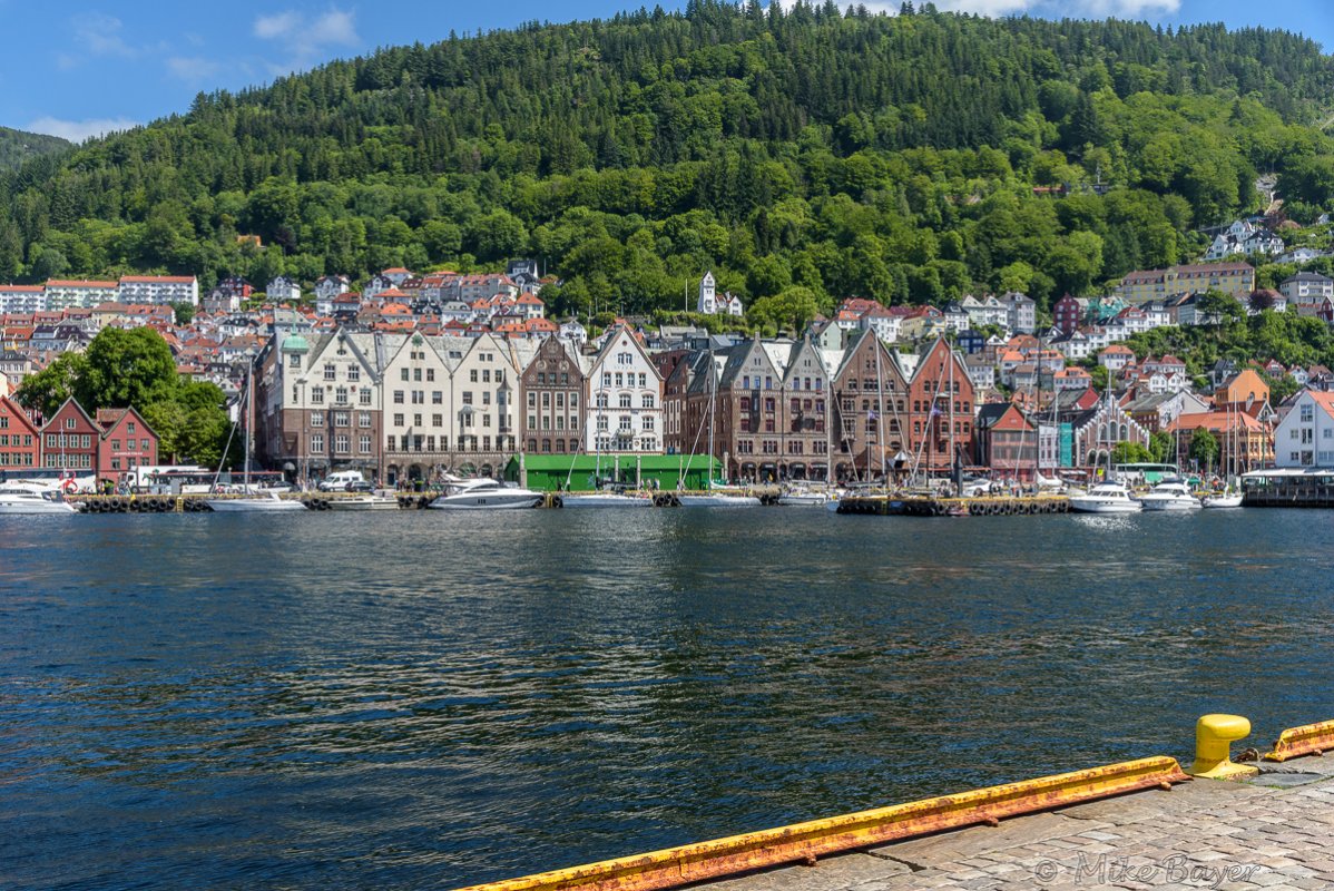 Bergen - Blick in den Hafen